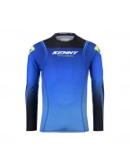 Tricou Cross/Enduro KENNY RACING Titanium - Negru/Albastru