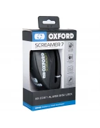 Lacat antifurt blocare disc frana Oxford Screamer 7 - Negru/Galben