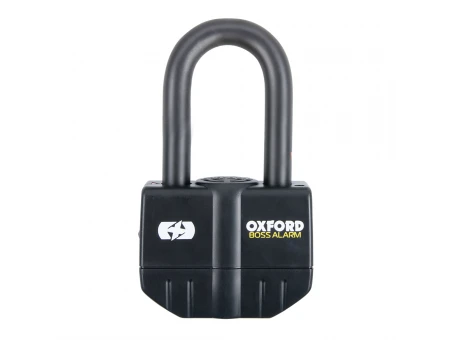 Lacat antifurt blocare disc frana Oxford Boss cu alarma 16 mm