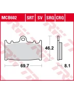 Placute de frana fata TRW MCB602SV