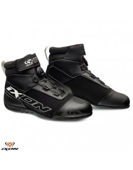 Ghete moto Roadster barbati all season Ixon model Ranker MS - Negru,alb