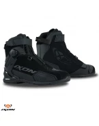 Ghete moto Roadster barbati All Season Ixon model Bull 2 WP MS - Negru (100% waterproof)