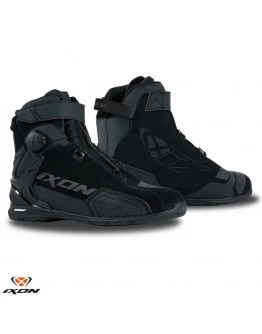 Ghete moto Roadster barbati All Season Ixon model Bull 2 WP MS - Negru (100% waterproof)