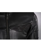 Geaca (jacheta) motociclete barbati piele Urban/Heritage Ixon All season model Cranky MS culoare: Negru