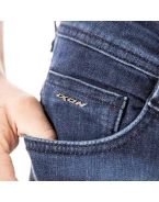Blugi (jeans) moto barbati Ixon model Marco - Albastru inchis (Cordura® Denim)