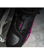Ghete moto Roadster femei All Season Ixon model Bull 2 WP LS - Negru/fuchsia (roz)
