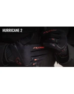 Manusi barbati Roadster vara Ixon model Hurricane 2 MS - Negru/rosu - degete tactile