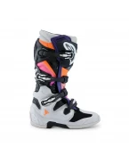 Cizme cross-enduro Alpinestars Tech 7 2025 - Negru/Gri/Portocaliu fluo | 2012025/1594