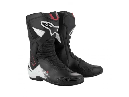 Cizme Moto Sport/Touring ALPINESTARS SMX-6 V3 - Negru/Alb/Rosu grafic | 2223025/1406