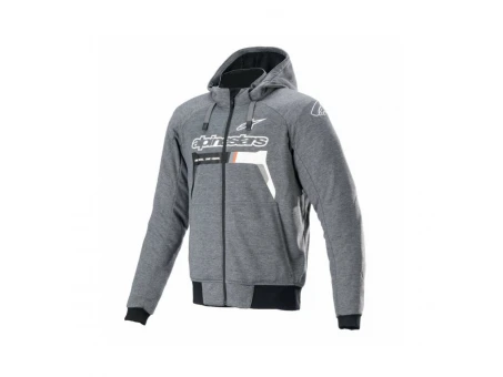 Hanorac de protectie ALPINESTARS CHROME IGNITION - Gri/Alb