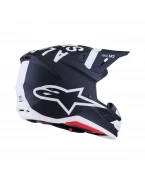 Cască Cross-Enduro ALPINESTARS Supertech S-M7 Dasher ECE06 - Negru/Alb mat | 8302126/1121