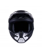 Cască Cross-Enduro ALPINESTARS Supertech S-M7 Dasher ECE06 - Negru/Alb mat | 8302126/1121