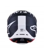 Cască Cross-Enduro ALPINESTARS Supertech S-M7 Dasher ECE06 - Negru/Alb mat | 8302126/1121