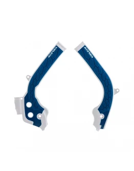 Set Protecții cadru Acerbis X-Grip KTM/Husqvarna - Alb/Albastru