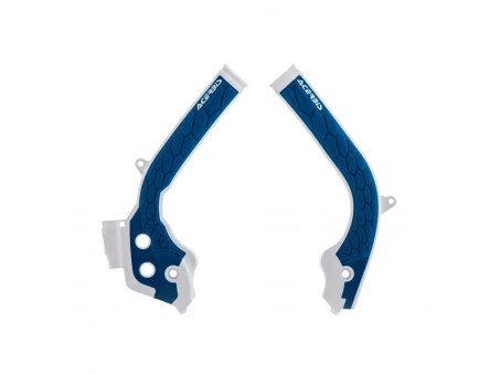 Set Protecții cadru Acerbis X-Grip KTM/Husqvarna - Alb/Albastru | 0021726.232
