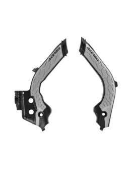 Set Protecții cadru Acerbis X-Grip pentru Husqvarna și GasGas - Negru/Gri