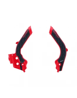 Set Protecții cadru Acerbis X-Grip pentru Husqvarna și GasGas - Roșu/Negru