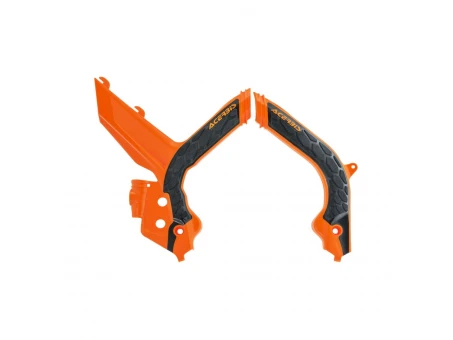 Protecții cadru ACERBIS X-GRIP KTM EXC / EXC-F / XC-W / XCF-W ’20–’23 - Portocaliu/Negru | 0024009.209