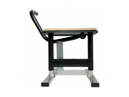 Stander BIKETEC pentru motociclete cross - Negru/Argintiu | 00569BKS
