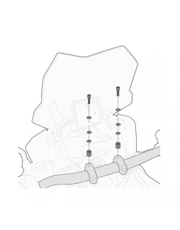 Kit montaj Smart Bar KAPPA - HONDA / SUZUKI / KAWASAKI