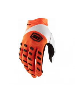 Manusi 100% AIRMATIC - Portocaliu Fluo/alb,Negru