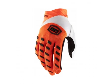 Manusi 100% AIRMATIC - Portocaliu Fluo/Alb/Negru