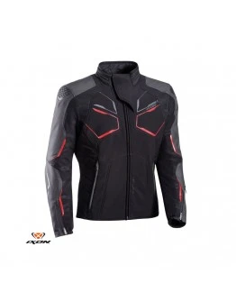 Geaca (jacheta) motociclete barbati Racing/Roadster Ixon iarna model Cell MS - Negru,Gri,Rosu