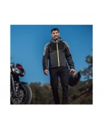 Geaca moto barbati Touring/Adventure/Urban Ixon All season Burning MS - Gri/Negru/Galben fluo | 1001011504037