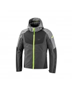 Geaca moto barbati Touring/Adventure/Urban Ixon All season Burning MS - Gri/Negru/Galben fluo | 1001011504037