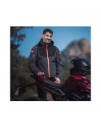 Geaca moto barbati Touring/Adventure/Urban Ixon All season Burning MS - Gri/Negru/Rosu fluo | 1001011504062
