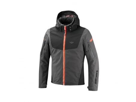 Geaca moto barbati Touring/Adventure/Urban Ixon All season Burning MS - Gri/Negru/Rosu fluo | 1001011504062
