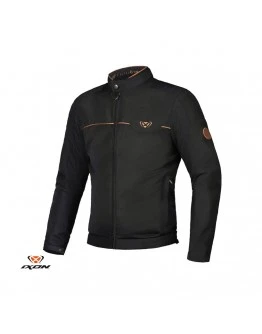 Geaca (jacheta) motociclete barbati Urban/Heritage Ixon vara model Cornet WP MS - Negru,Maro