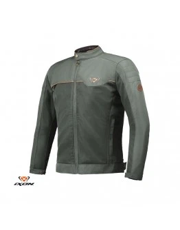 Geaca (jacheta) moto barbati Urban/Heritage Ixon vara model Cornet WP MS - Verde,Maro