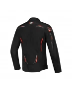 Geaca motobarbati Racing/Roadster Ixon All season Caliber WP MS - Negru/Alb/Rosu | 1001011741027
