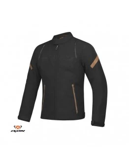 Geaca (jacheta) motobarbati Urban/Heritage Ixon mid-season model Striker Retro WP MS - Negru,Maro