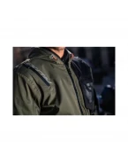 Geacă moto bărbați impermeabila Touring/Adventure/Urban Ixon M-Quarter MS - Khaki/Negru | 1001011858010