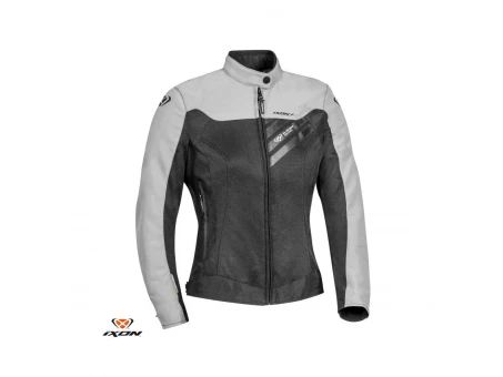 Geaca moto femei Racing/Roadster Ixon vara model Orion LS - Negru/gri