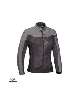 Geaca moto femei Racing/Roadster Ixon vara model Orion LS - Antracit/Gri,Rosu