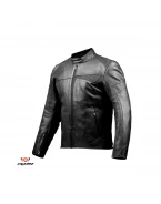 Geaca (jacheta) motociclete barbati piele Urban/Heritage Ixon vara model Cranky Air MS - Negru