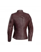 Geacă moto piele femei Ixon Spark LS Burgundy all season - Visiniu | 1002020217005