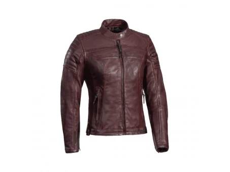 Geacă moto piele femei Ixon Spark LS Burgundy all season - Visiniu | 1002020217005