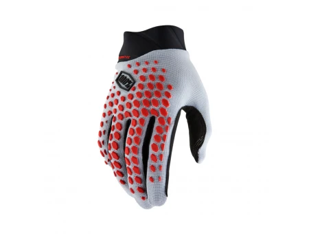 Mănuși cross/enduro 100% Geomatic - Gri/Rosu | 10026-0001