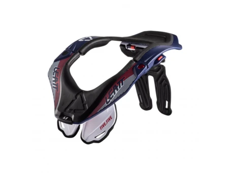 Protectie pentru Gat Leatt Neck Brace 5.5 - Negru/Alb/Albastru