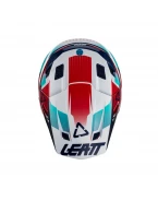Set Casca cross-enduro LEATT MOTO 8.5 V23 + Ochelari protectie VELOCITY 5.5, KIT ROYAL - Rosu/Albastru/Navy