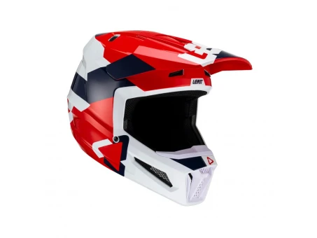 Casca cross-enduro LEATT MOTO HELMET 2.5 V23 ROYAL - Albastru/Alb/Rosu