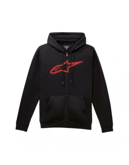 Hanorac ALPINESTARS AGELESS II ZIP Fleece - Negru/Rosu