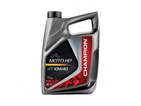 Ulei de motor semi-sintetic CHAMPION MOTO HP 4T 10W40 - 4L | 1042604