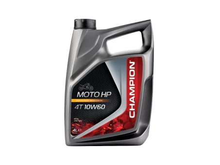 Ulei de motor semi-sintetic CHAMPION MOTO HP 4T 10W60 - 4L | 1042608