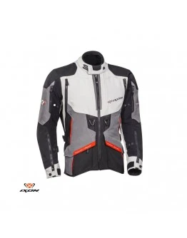 Geaca (jacheta) motociclete barbati Touring/Adventure Ixon All season model Ragnar MS - Negru,Gri,Rosu