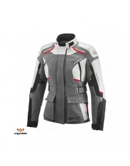 Geaca (jacheta) moto femei Touring/Adventure Ixon All season model Midgard MS - Gri,Negru,Rosu